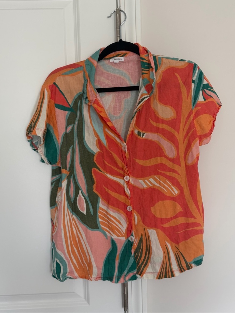 Vitamin A Tropical Leaf Shirt